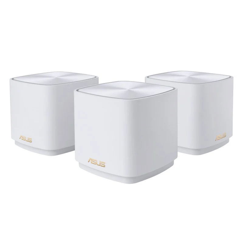 Asus ZenWiFi XD4 Plus Pack de 3 systèmes WiFi Mesh AX1800 - Blanc