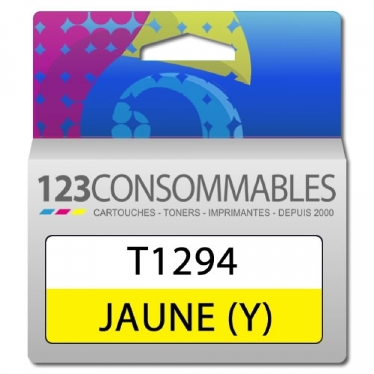 Cartouche compatible EPSON T1294 XL jaune