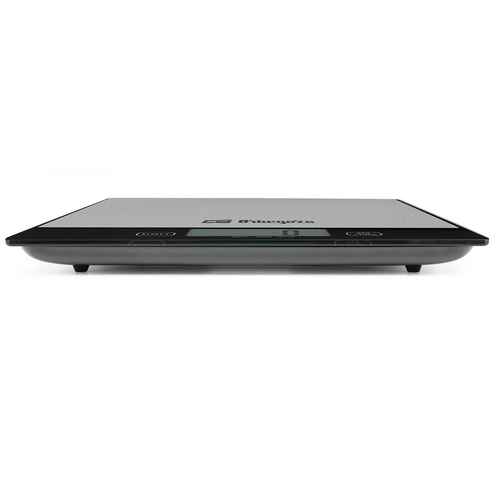 Balance de cuisine numérique Orbegozo PC 2026 - Précision et contrôle dans vos recettes - Surface en verre trempé - Écran LCD - Capacité maximale 20 kg - Design moderne et résistant