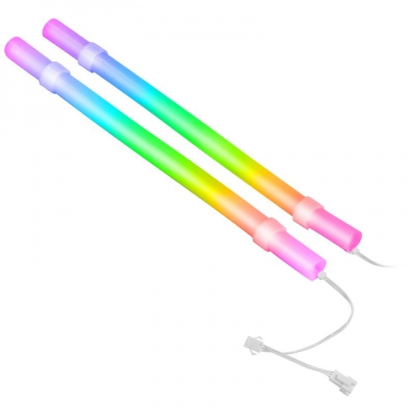 Bande ARGB Mars Gaming pour refroidissement liquide - Large compatibilité - 30 LED ultra lumineuses - Compatible avec Asus Aura Sync et plus - Couleur blanche