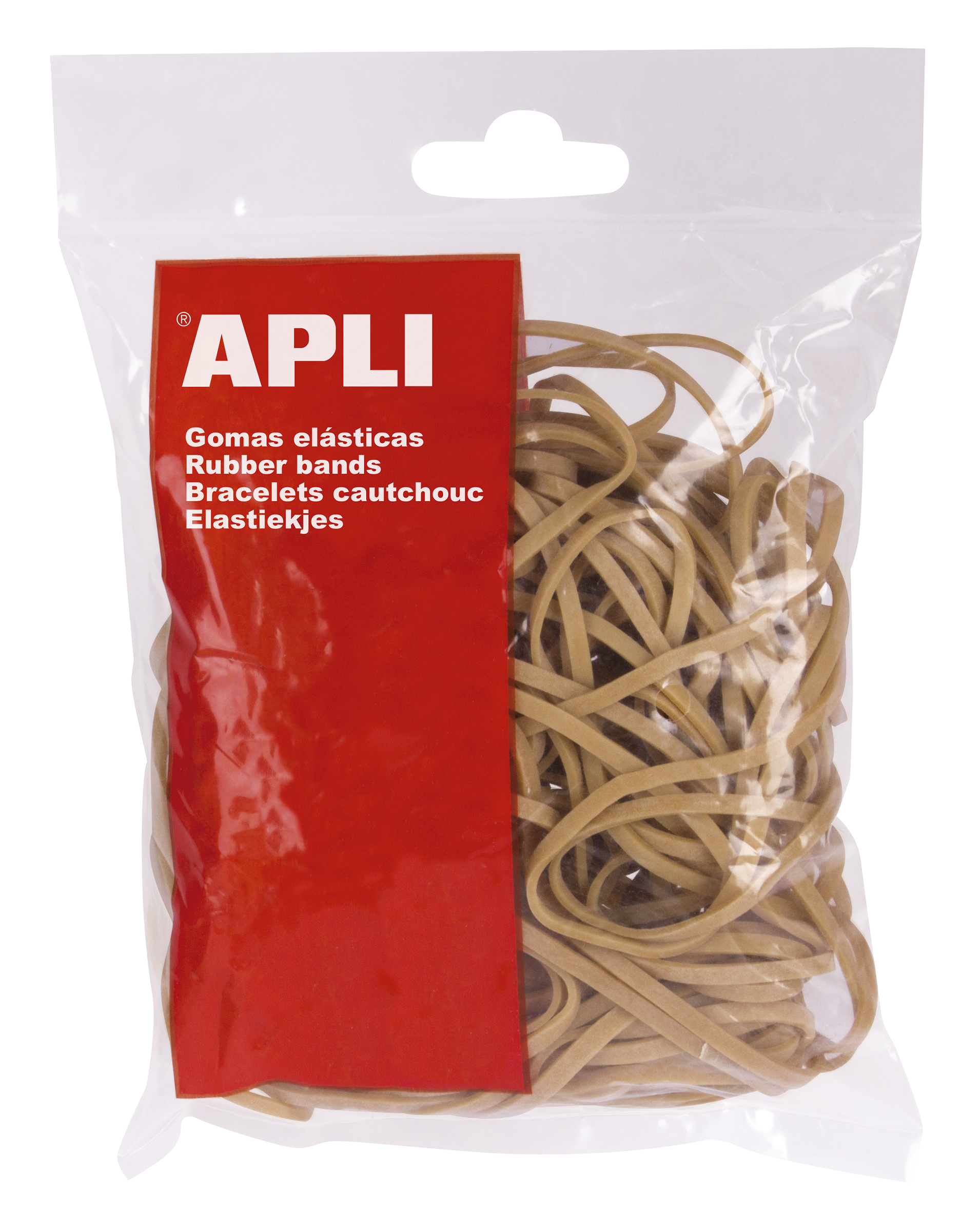 Bandes Élastiques Apli Ø 200x3 mm - 100g - 70% Caoutchouc Naturel - Grande Élasticité et Résistance