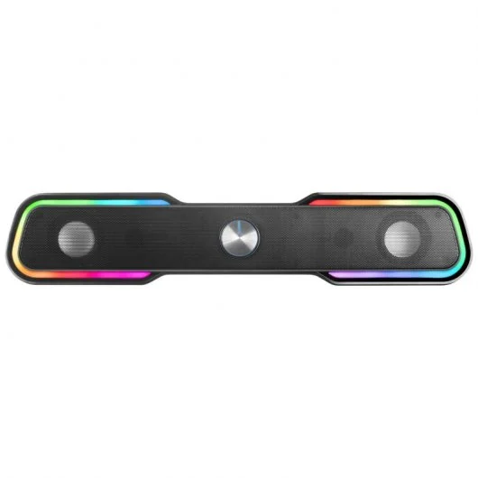 Barre de son Bluetooth Mars Gaming MSBX 10W - Éclairage RVB - Contrôle du volume - Couleur Noir