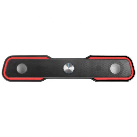 Barre de son Bluetooth Mars Gaming MSBX 10W - Éclairage RVB - Contrôle du volume - Couleur Noir