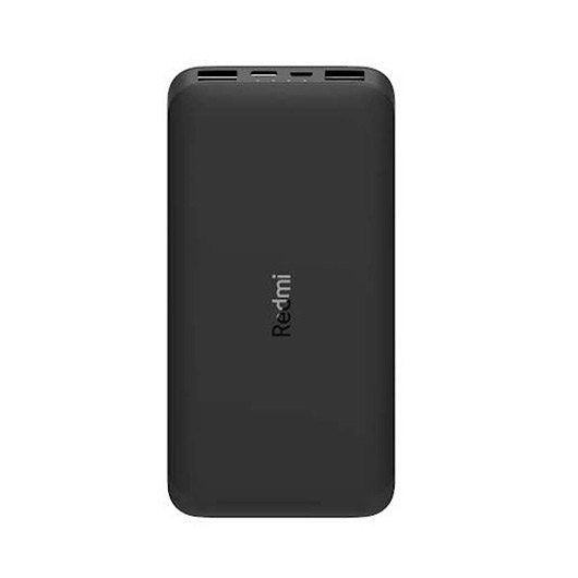 Batterie Externe/Power Bank Xiaomi Redmi 10000 mAh - 2x USB-A, 1x USB-C, 1x Micro USB - Couleur Noir