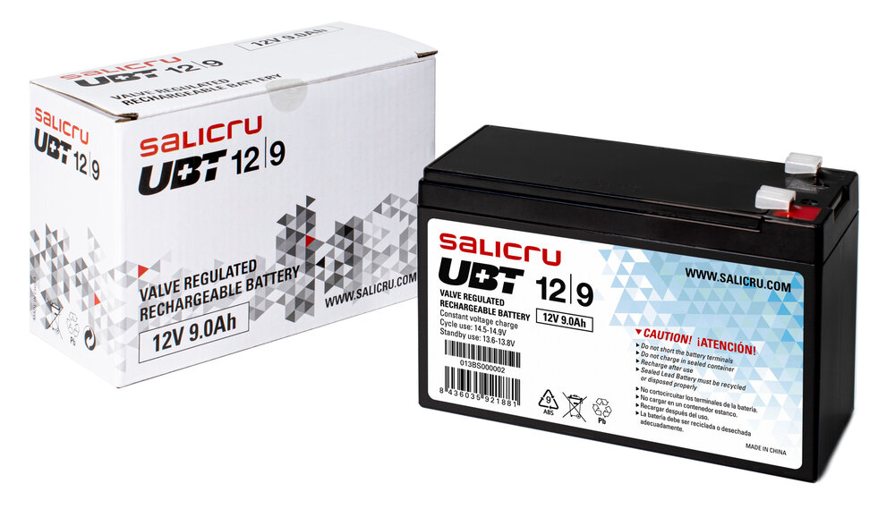 Batterie Salicru UBT 12/9 pour UPS/UPS 9aH 12v