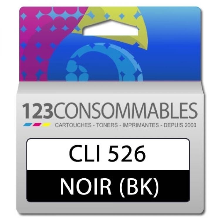 Cartouche compatible CANON CLI-526BK noire
