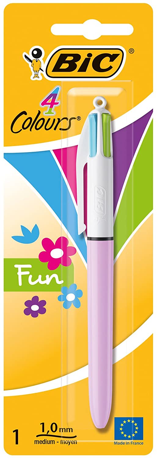 Bic 4 Couleurs Fun Stylo à bille