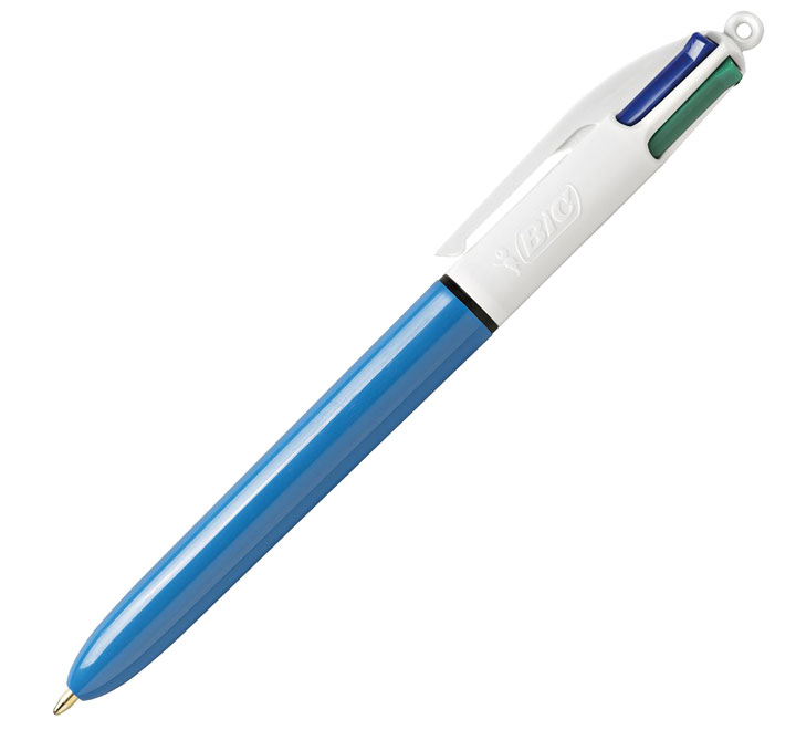 LOT de 12 Bic 4 Couleurs Stylo Bille