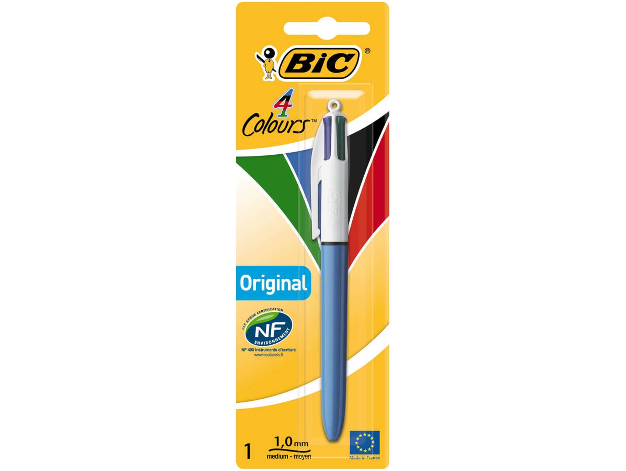 BIC 4 Couleurs Recharges Stylo-Bille - Vert, Blister de 2 - Recharges -  Encres