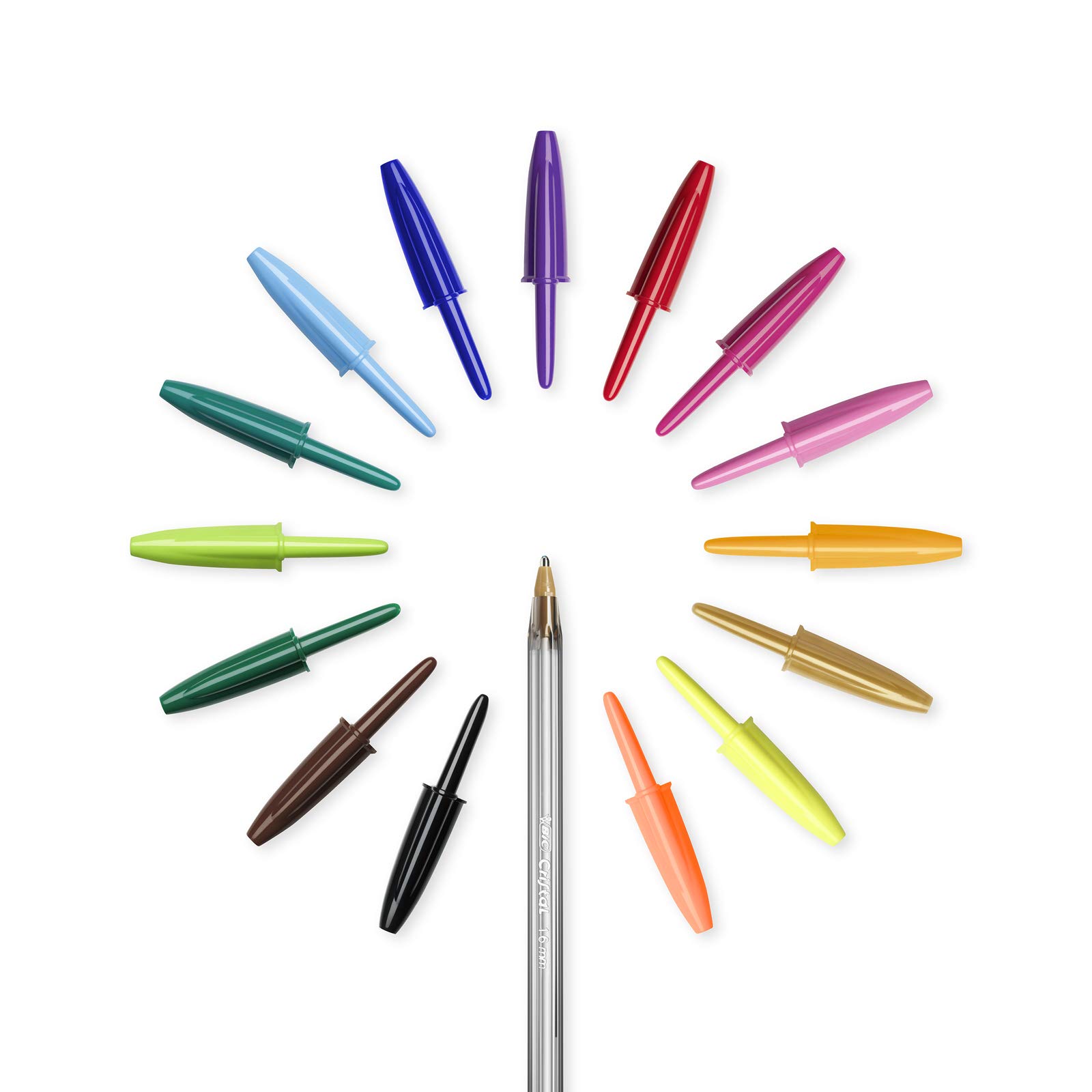 Bic Cristal Lot de 15 stylos à bille