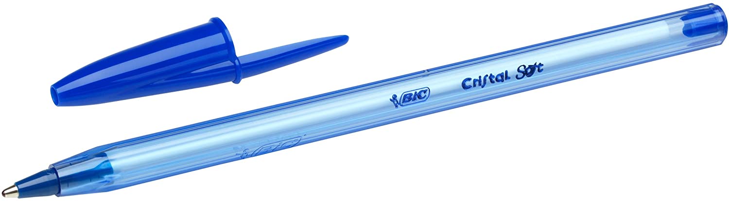 Bic Cristal Soft Lot de 4 Stylos Bille