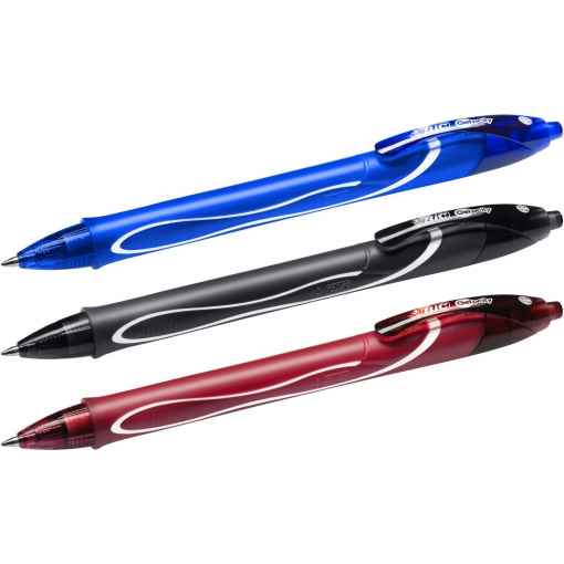Bic Gel-Ocity Lot de 3 stylos à bille