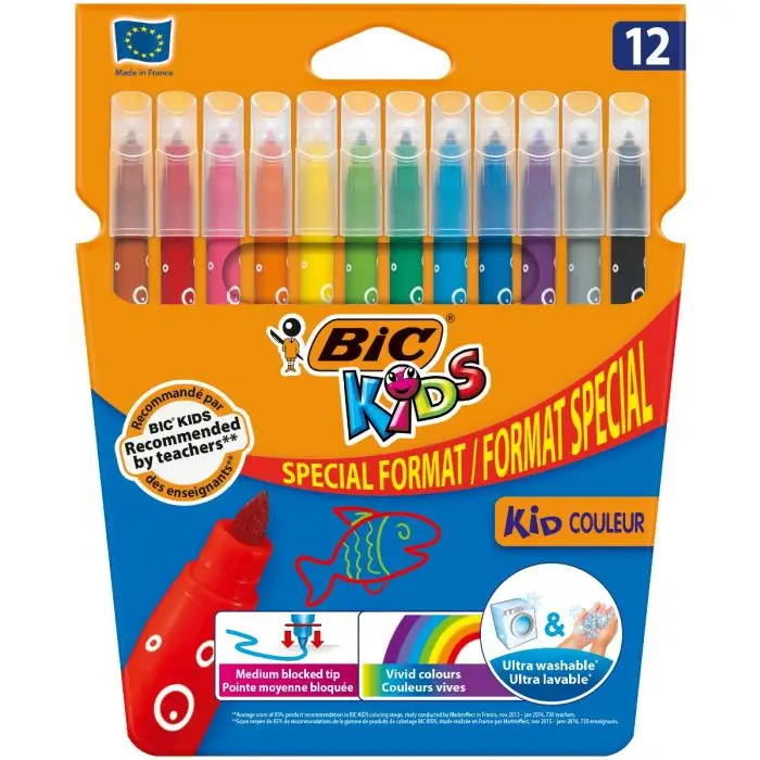 Bic Kids Lot de 12 Feutres