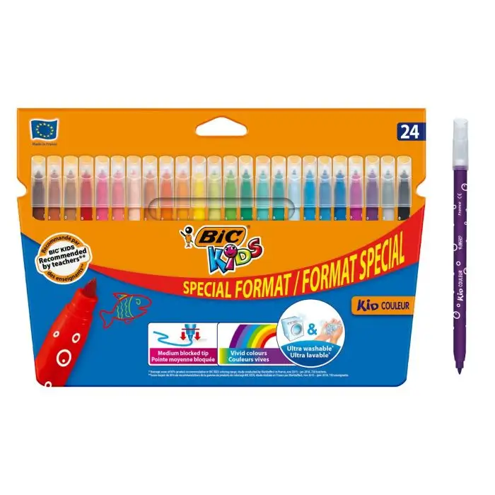 Bic Kids Couleur Pack de 24 Feutres