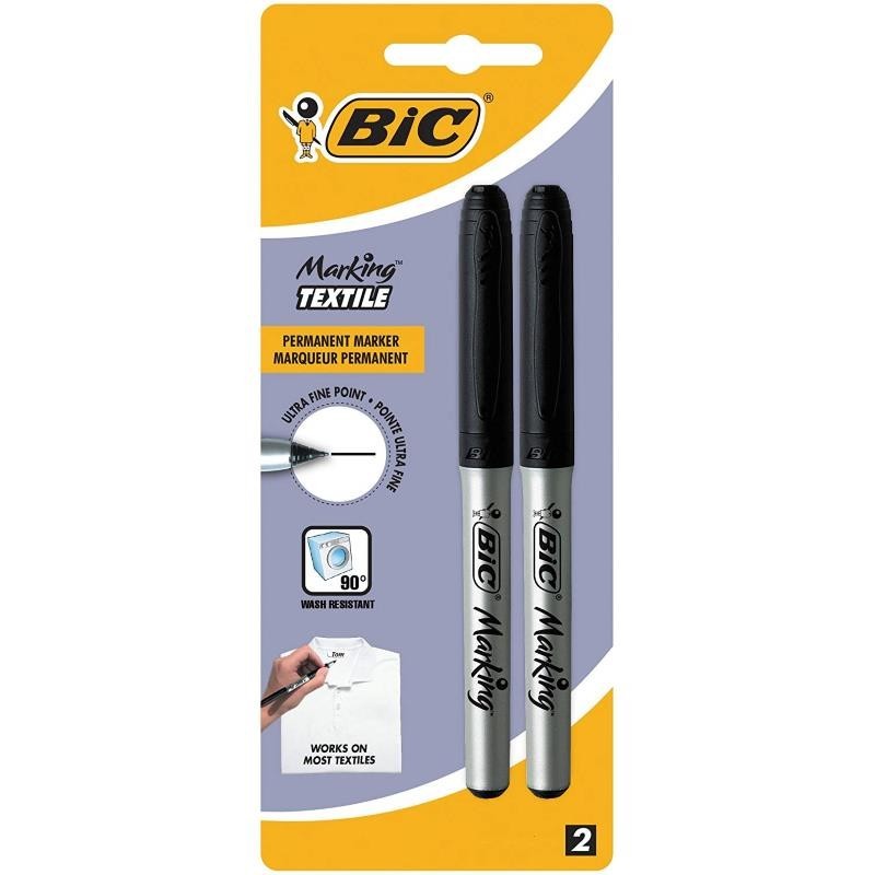 Bic Marking Textile Lot de 2 marqueurs