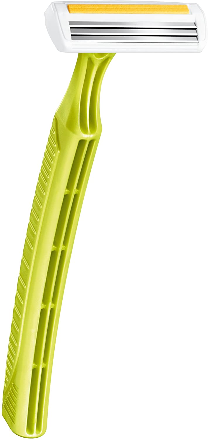 Bic Pure 3 Lady Pack de 2 Rasoirs Jetables 3 Lames - Bande Lubrifiante à l'Aloe Vera