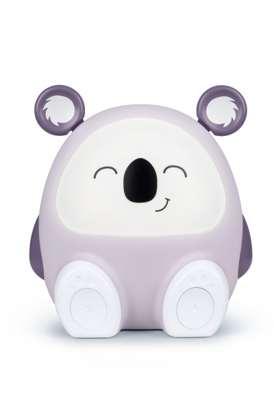 Bigben Haut-parleur et veilleuse Bluetooth pour enfants – Puissance 15 W – Lumière à intensité variable – Contrôle tactile – Portable et rechargeable – Couleur violette