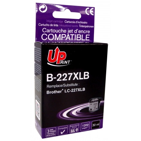 Cartouche encre UPrint compatible BROTHER LC227XLBK noir