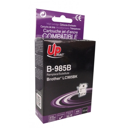 Cartouche encre UPrint compatible BROTHER LC-985 noir