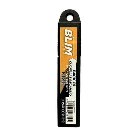 Blim Pack 10 Lames de Rechange pour Cutters 18mm