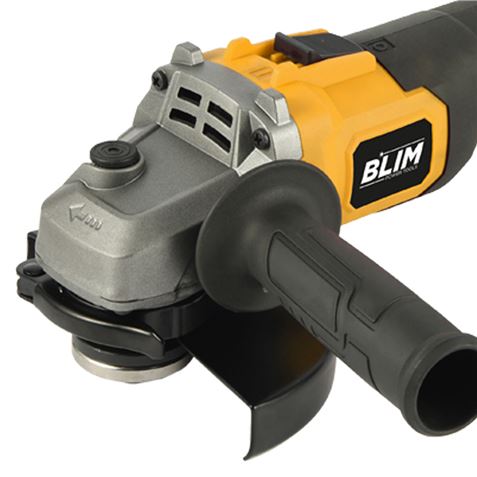 Blim Radial 115mm S/Carbons 20V - Batterie 4Ah - Vitesse Variable - Mallette de Transport - Couleur Jaune