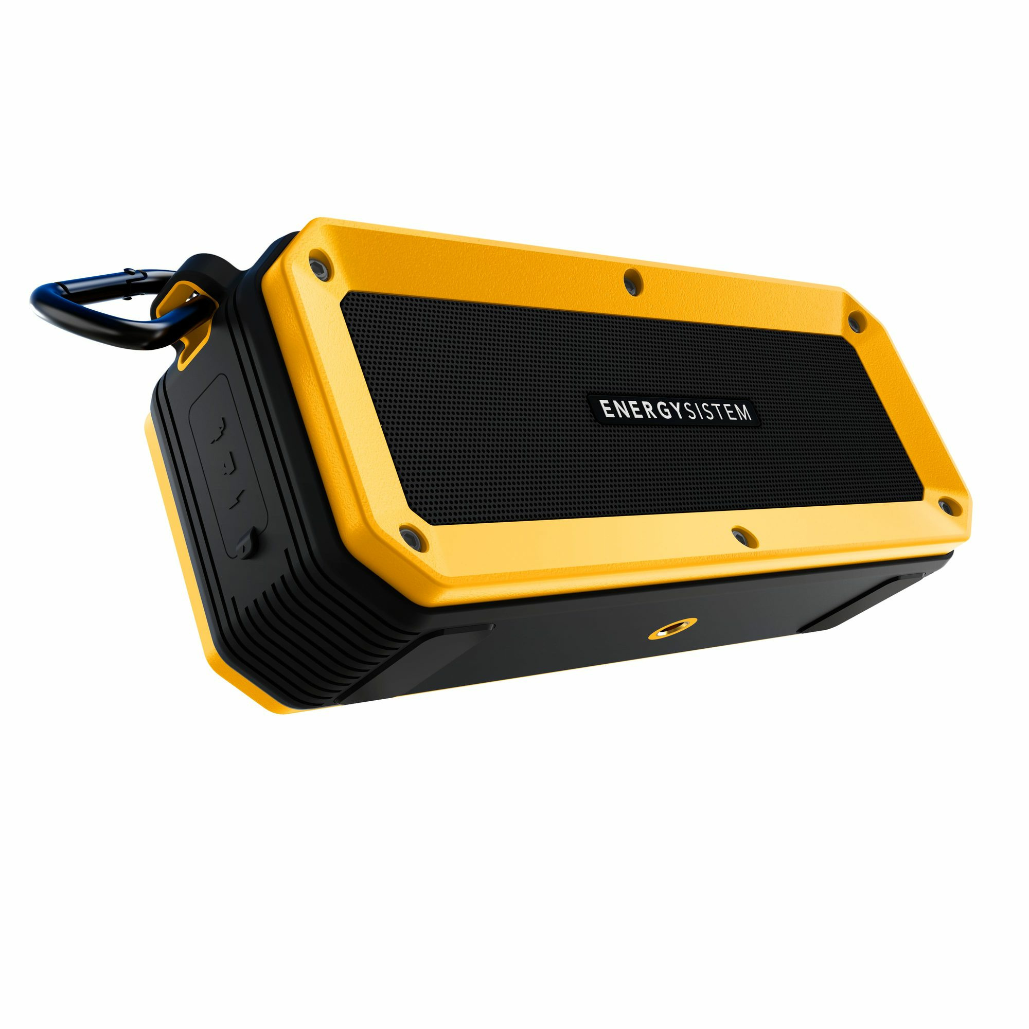 Boîte à Musique Energy Sistem - 10W - Bluetooth - Support Vélo - MicroSD - Radio FM - Résistant à l'eau - Lampe de Poche - Couleur Jaune