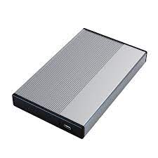 Boîtier de disque dur externe 3Go 2,5" SATA USB-C - Couleur Gris