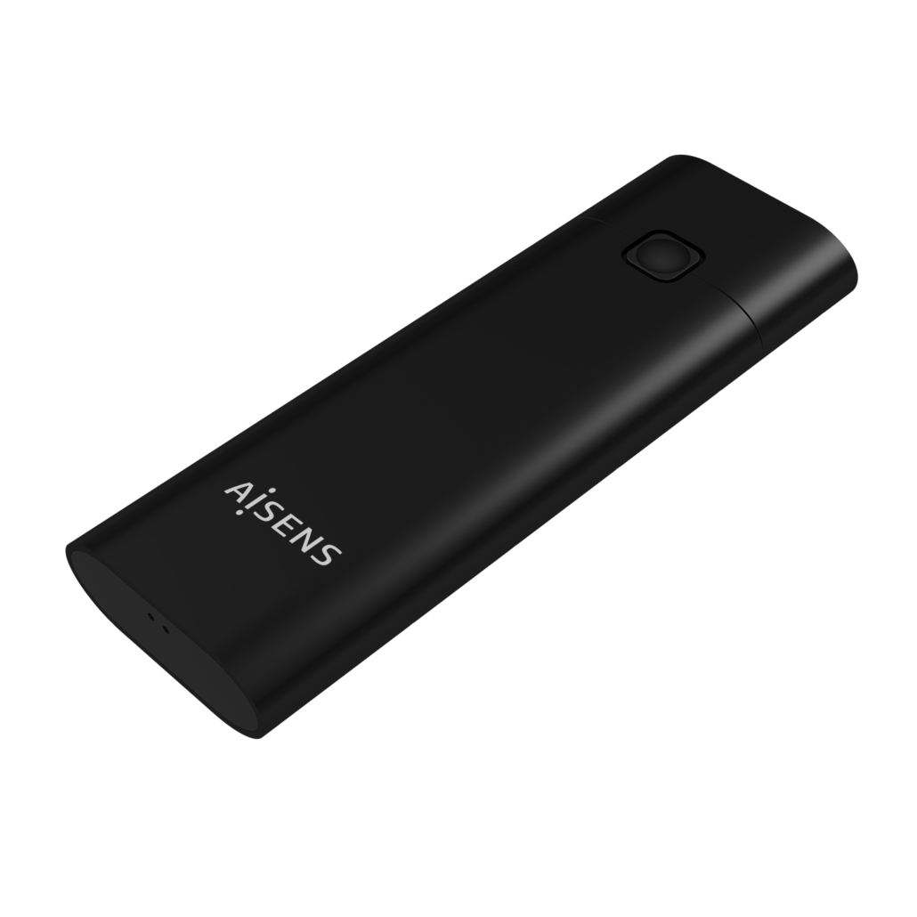 Boîtier externe Aisens M.2 (NGFF) NVMe vers USB3.2 GEN2 - Couleur noire