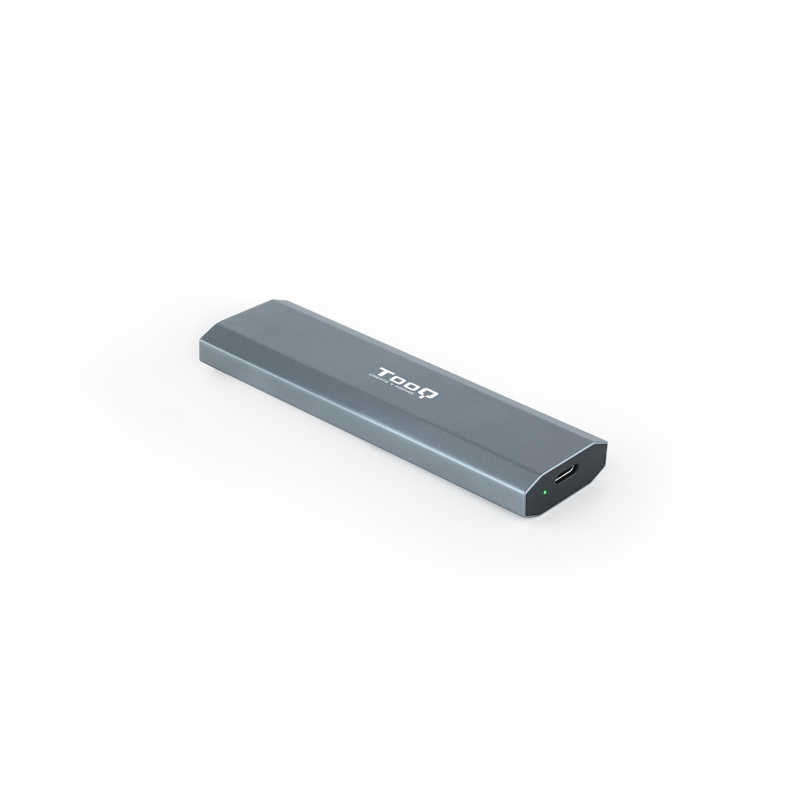 Boîtier SSD externe Tooq Shura M.2 NGFF/NVMe USB-C 3.1 Gen2