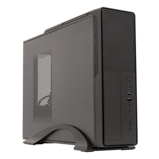 Boîtier tour MicroATX Unykach UK2010 85 % d'efficacité - Alimentation 300 W 85 % incluse - Taille de disque prise en charge 3,5", 2,5" - USB-A 3.2/2.0 et audio