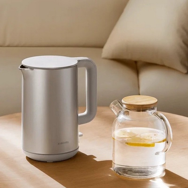 Bouilloire électrique connectée Xiaomi S1 1,7 L 1800 W - Acier inoxydable - Argent
