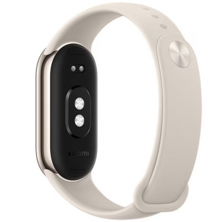 Bracelet d'activité Xiaomi Mi Smart Band 8 Écran Amoled 1,62" - Bluetooth 5.2 - Taux de rafraîchissement de 60 Hz - Luminosité maximale de 600 nits - 200 modèles de cadrans - Plus de 150 modes sportifs - Couleur Or Champagne