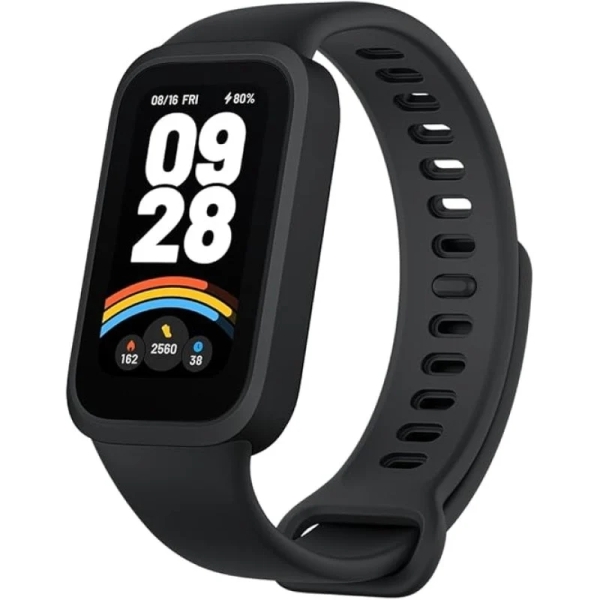 Bracelet d'activité Xiaomi Mi Smart Band 9, écran 1,47", Bluetooth 5.3, plus de 100 modes sportifs, suivi de la santé, réglage intelligent de la luminosité de l'écran, autonomie jusqu'à 18 jours, noir.