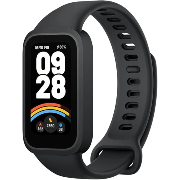 Bracelet d'activité Xiaomi Mi Smart Band 9, écran 1,47", Bluetooth 5.3, plus de 100 modes sportifs, suivi de la santé, réglage intelligent de la luminosité de l'écran, autonomie jusqu'à 18 jours, noir.
