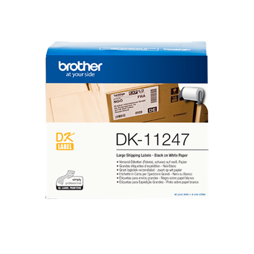 Brother Rouleau étiquettes blanches DK-11247 103 mm x 164 mm