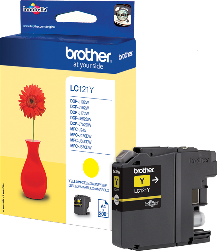 Brother LC-121Y jaune