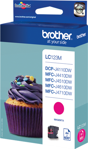 Brother cartouche encre LC-123M magenta