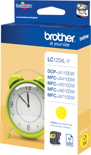 Brother cartouche encre LC-125XLY jaune