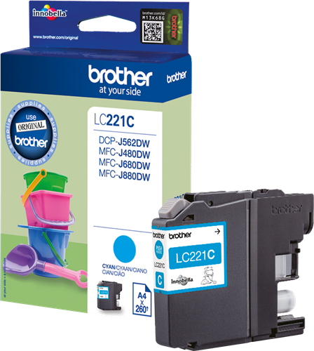 Brother cartouche encre LC-221C cyan