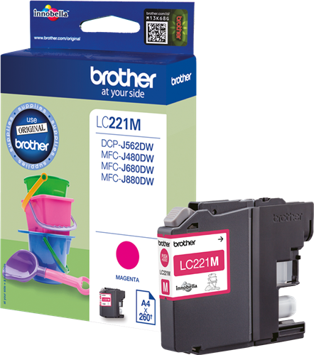 Brother cartouche encre LC-221M magenta