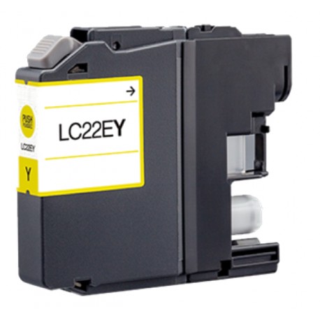 Cartouche compatible avec Brother LC22E jaune