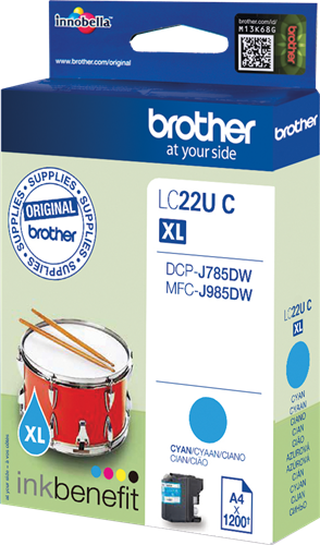 Brother cartouche encre LC22UC cyan