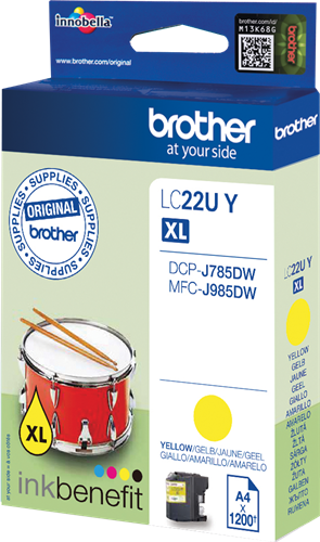 Brother cartouche encre LC22UY jaune