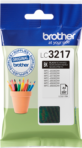 Brother cartouche encre LC3217BK noir