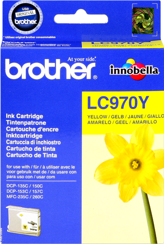 Brother cartouche encre LC970Y jaune