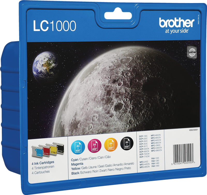 Brother Pack LC-1000 4 cartouches
