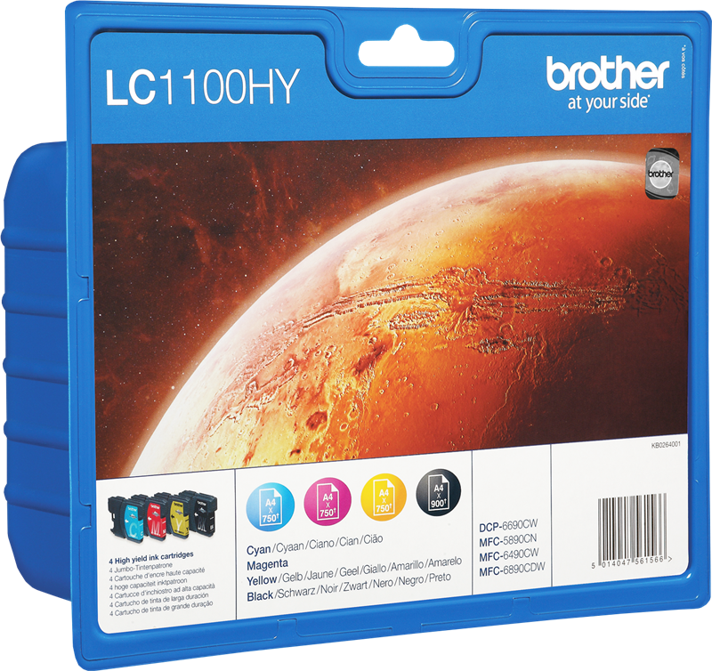 Brother Pack LC1100 XL Haute capacité