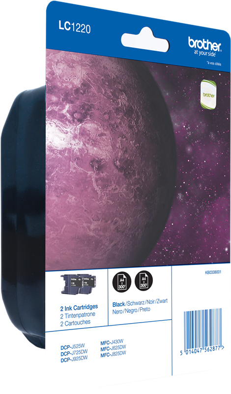 Brother LC1220BKBP2 Multipack Noir