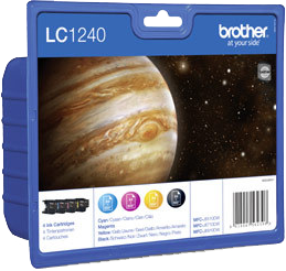 Brother Pack 4 cartouches LC1240