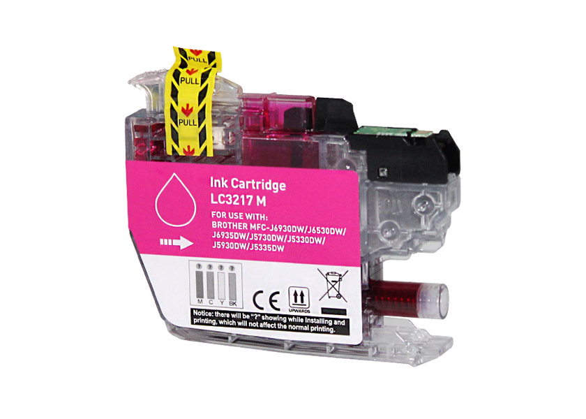 Cartouche compatible avec Brother LC3217 Magenta
